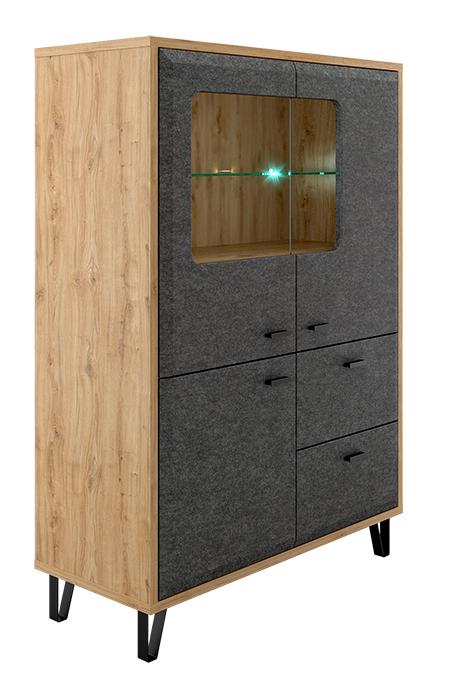 Тумба с подсветкой KOM2W1D2S_LED