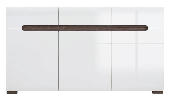 Тумба  Azteca Белая KOM3D3S/8/15