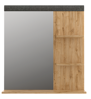 Полка настенная с зеркалом LUS80