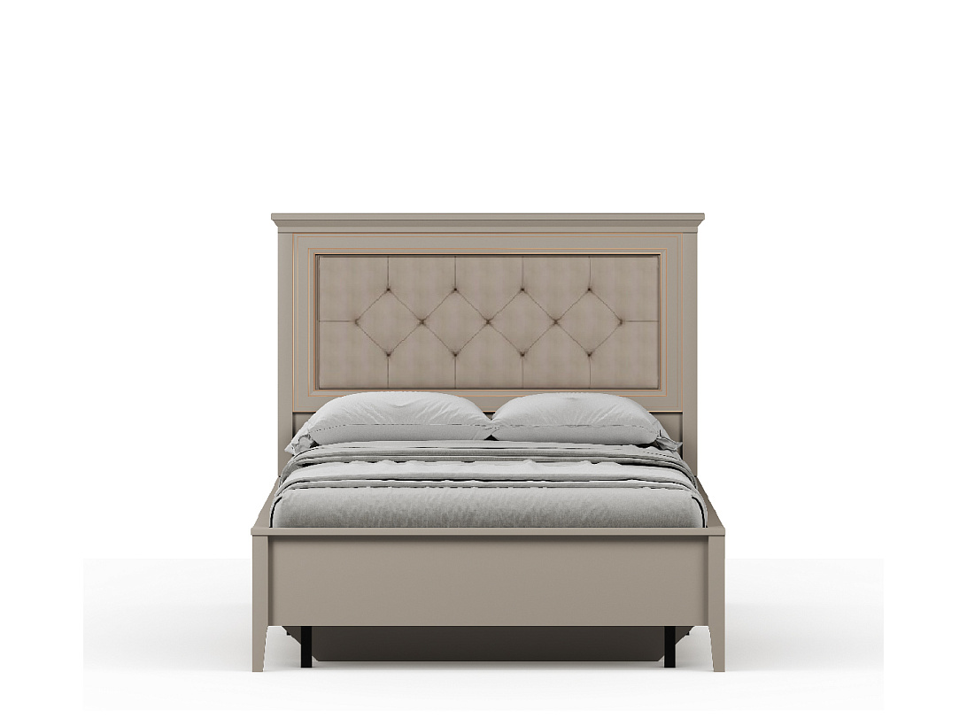 Кровать с мягким элементом c металлическим основанием LOZ120х200