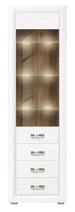 Шкаф с подсветкой  Malta REG1W3S