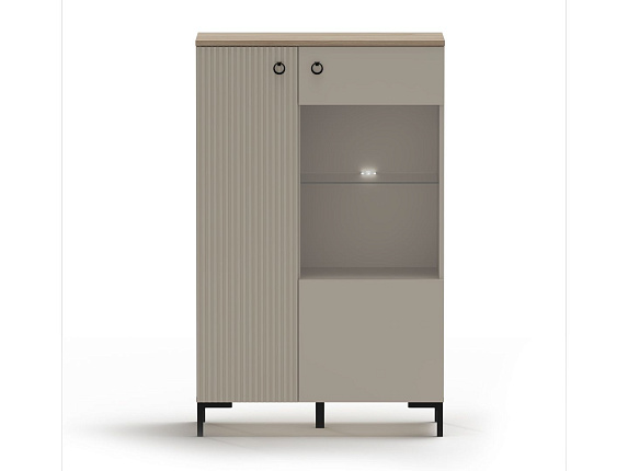 Шкаф с подсветкой  Domenica REG1D1W/140