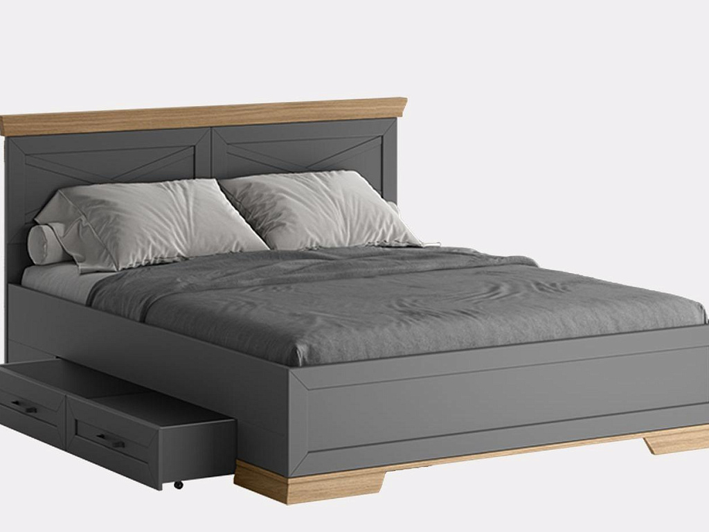 Кровать  Marselle Дымчатый алмаз LOZ/160х200