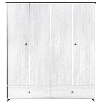 Шкаф платяной  Порто SZF4D2S