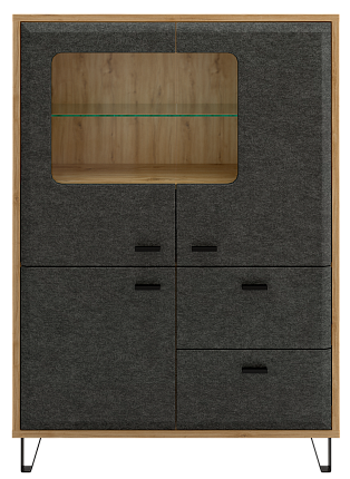 Тумба с подсветкой  Grace KOM2W1D2S_LED