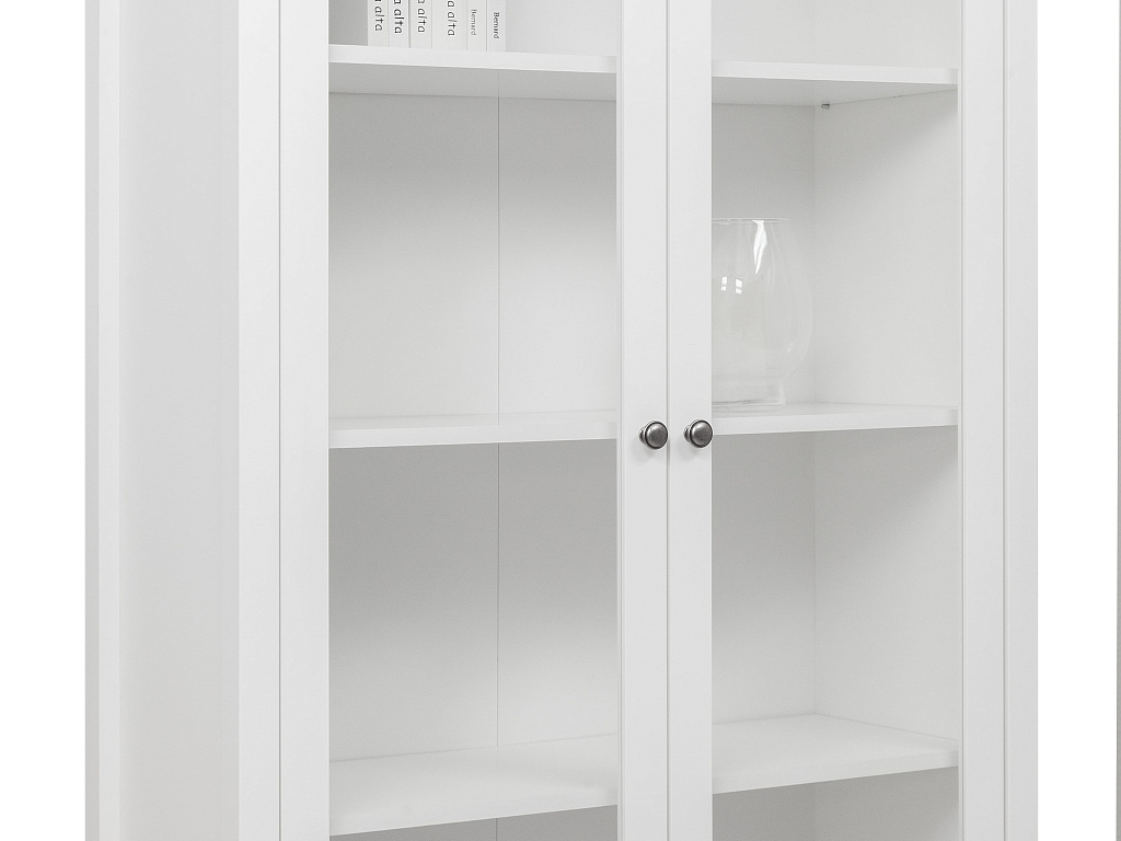 Шкаф с подсветкой  Ewa белая REG2W2S