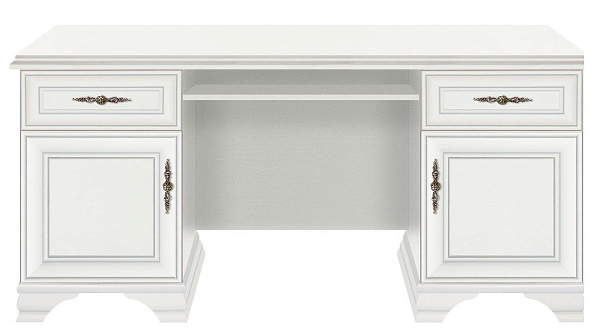 Стол письменный  Kentaki Белый BIU2D2S