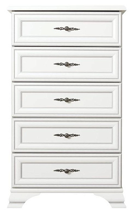 Комод  Kentaki Белый KOM5S