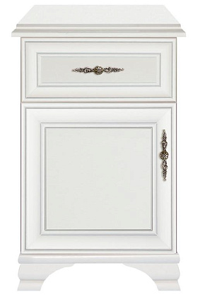 Тумба  Kentaki Белый KOM1D1S/L