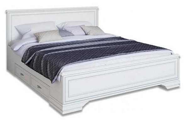 Кровать  Kentaki Белый LOZ180х200