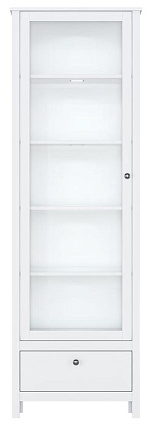 Шкаф с подсветкой  Ewa белая REG1W1S/65