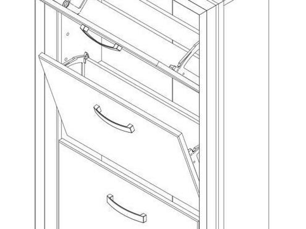 Тумба для обуви  Malta BUT3B